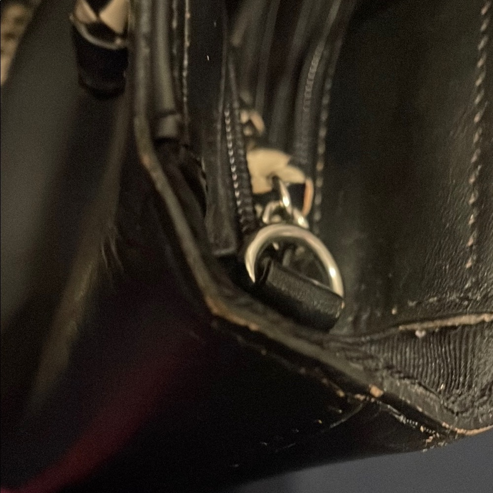 Aigner Black and Tan Small Tote Bag - Picture 8 of 8